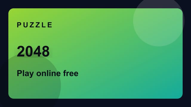 2048 game thumbnail