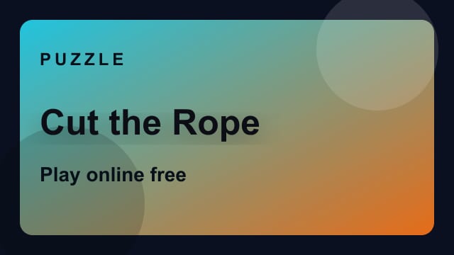 Cut the Rope game thumbnail
