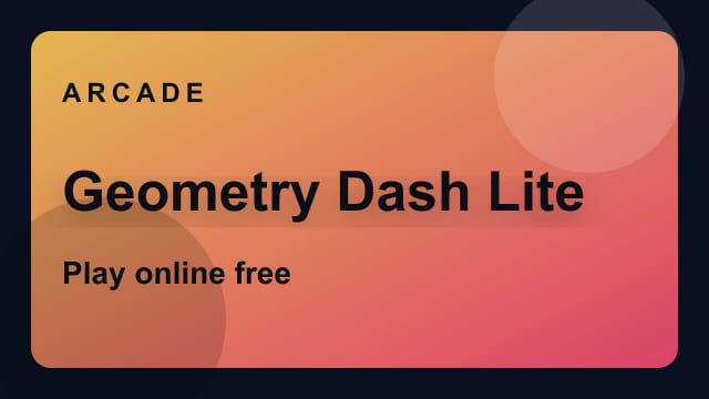 Geometry Dash Lite game thumbnail