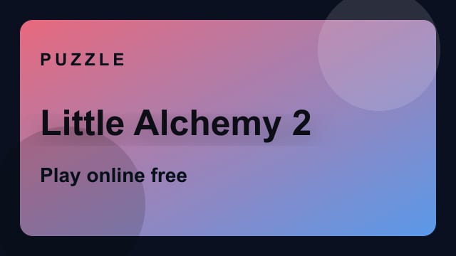 Little Alchemy 2 game thumbnail