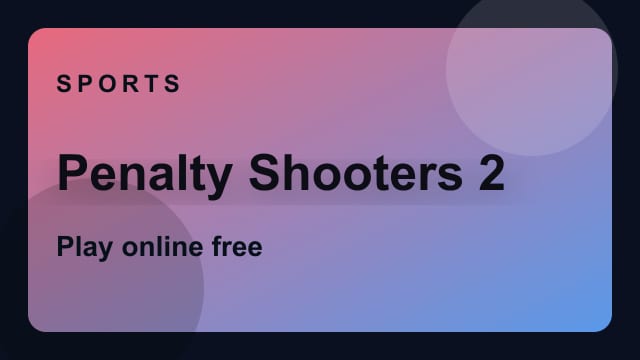 Penalty Shooters 2 game thumbnail